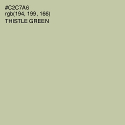 #C2C7A6 - Thistle Green Color Image